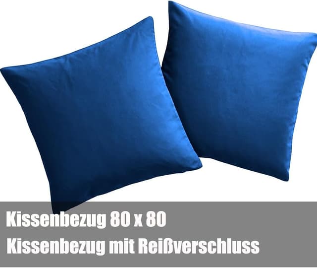 Thumbnail 5 de Soifox Bettwäsche Königsblau 135x200 4teilig