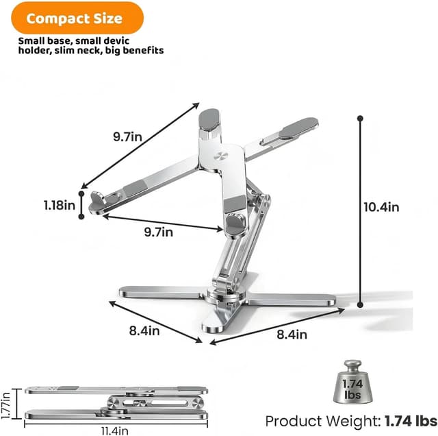 Thumbnail 4 de Moallia Laptop Stand 16-inch Rotating Base