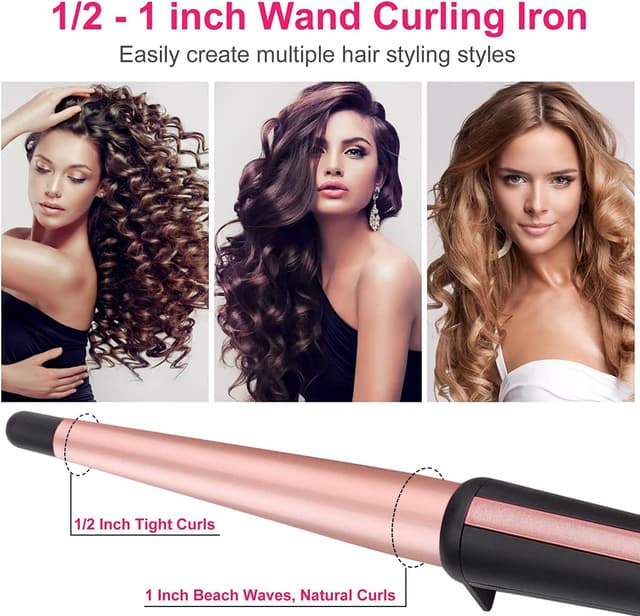 Thumbnail 2 de 13–25mm Tapered Hair Curling Wand
