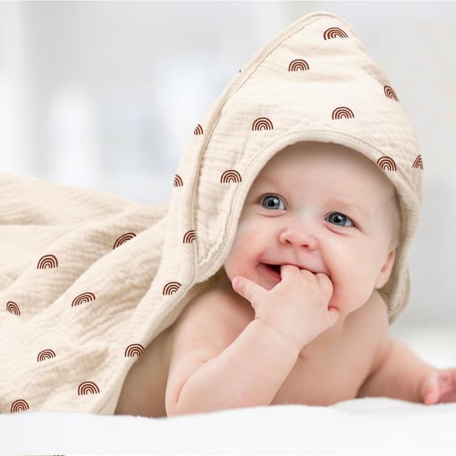 Thumbnail 4 de Peepeemax Kapuzenhandtuch Baby 76x76 cm