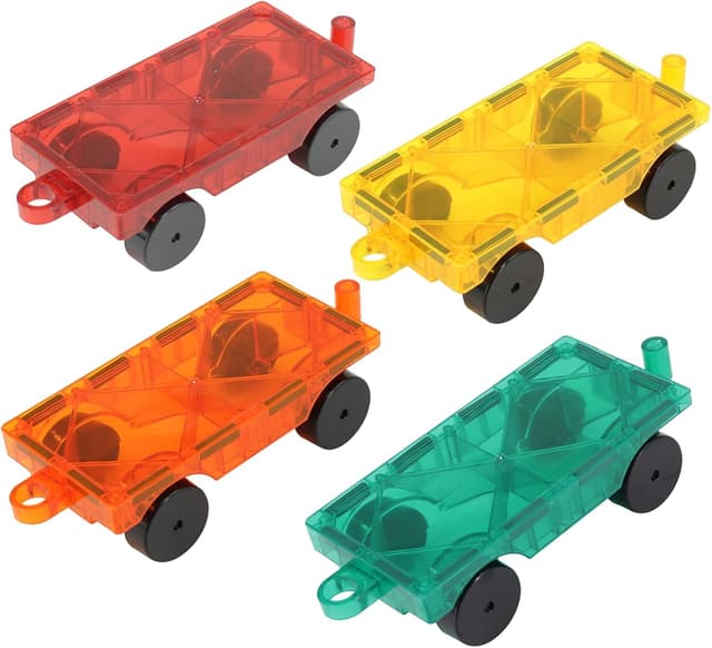 Imagen de NEOFORMERS Magnetic Tiles Car Kit 4PCS en OfertitasTOP