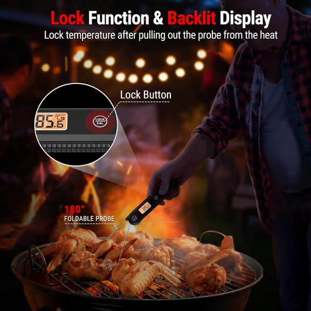 Thumbnail 3 de ThermoPro TP03H instant-read meat thermometer 🍖