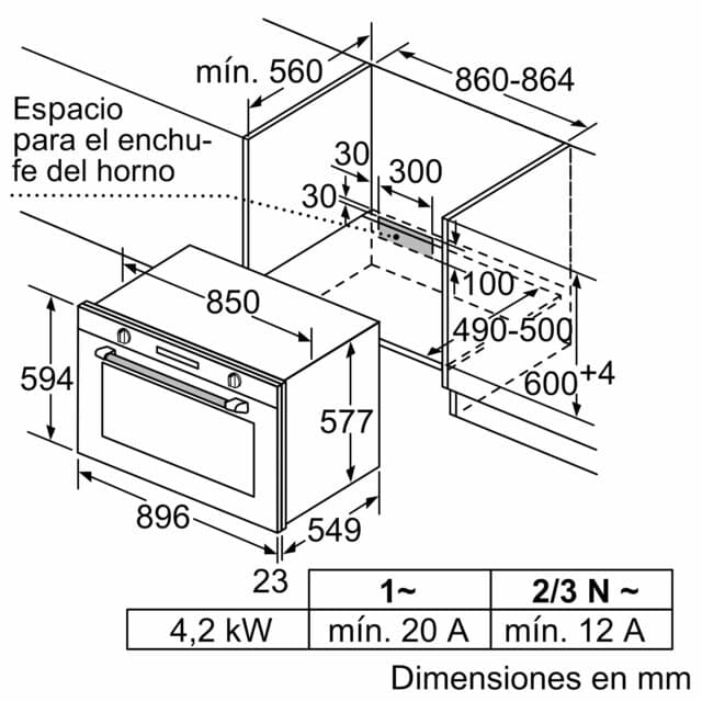 Detalle 2 de Bosch VBD5780S0 horno pirolítico 71 L