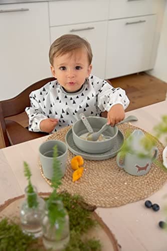 Thumbnail 2 de LÄSSIG Baby Little Forest Fox baberos manga larga (2 uds.) 🧣