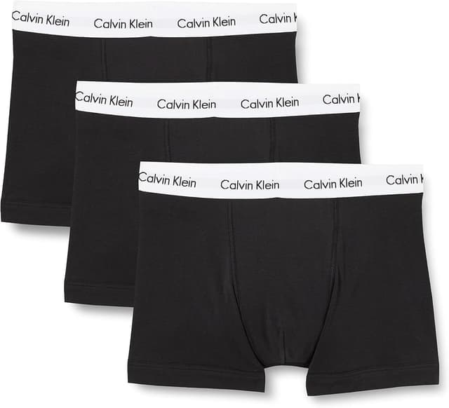 Imagen de Calvin Klein Pack de 3 calzoncillos bóxer hombre talla M negro en OfertitasTOP