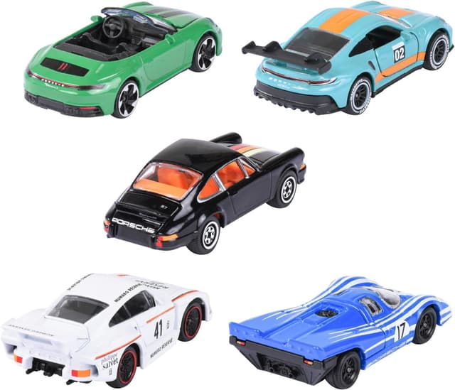 Thumbnail 1 de Majorette Porsche 5 Pieces Giftpack 8502105002S06, set di 5 modellini in metallo die-cast