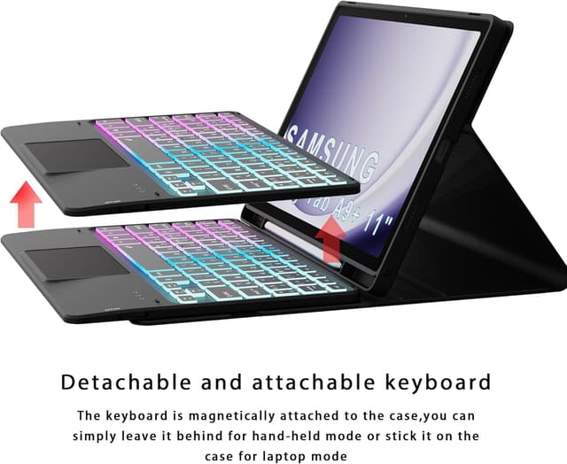 Thumbnail 3 de VANKEYPAD Étui clavier 11" Galaxy Tab A9+