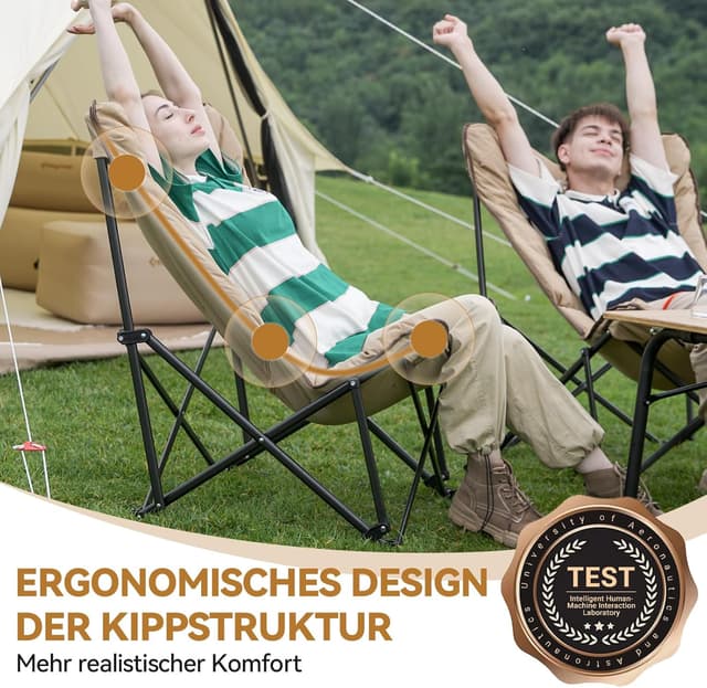 Thumbnail 2 de KingCamp Sedia pieghevole 136 kg