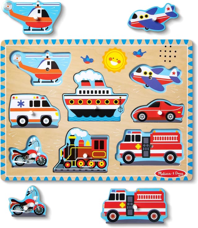 Detalle de Melissa & Doug sound puzzle 8 pcs