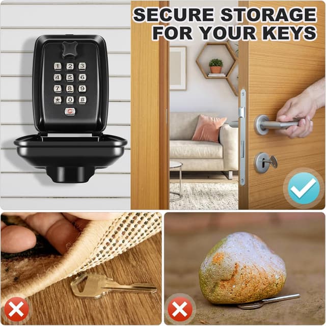 Thumbnail 4 de Laihur Key Safe Wall Mounted 12-digit combination key box 🔐