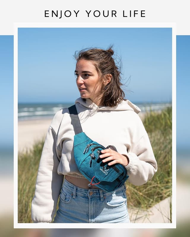 Detalle 2 de WATERFLY Bauchtasche für Laufen und Fitness