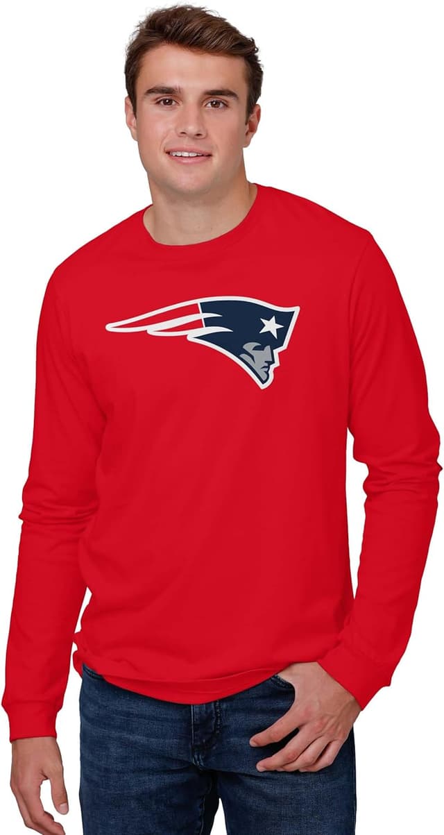 Thumbnail 6 de FOCO NFL Men’s Team Primary Logo Long Sleeve T-Shirt (Officially Licensed)