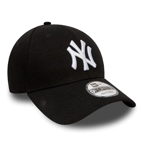 Detalle de New Era 9FORTY Yankees de algodón (hombre) en negro, talla única