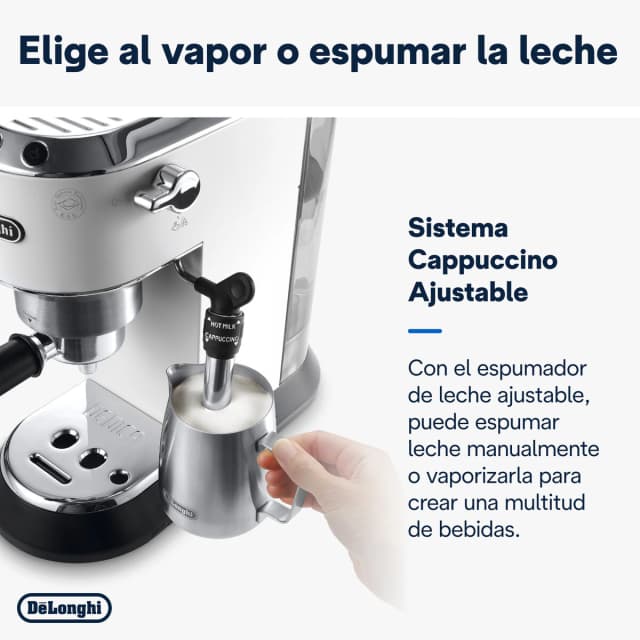 Detalle de De'Longhi Dedica Style cafetera espresso 15 bares 12 cm