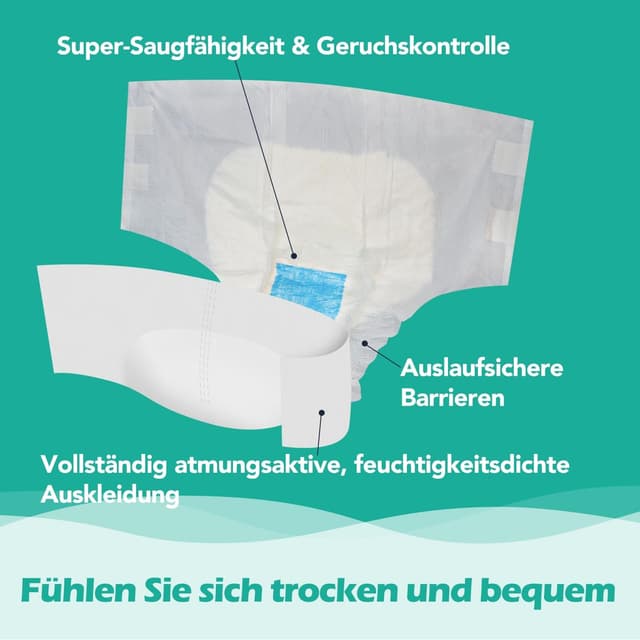 Thumbnail 3 de SUNKISS TrustPlus Inkontinenz Windeln XS 15 Stück 🩲