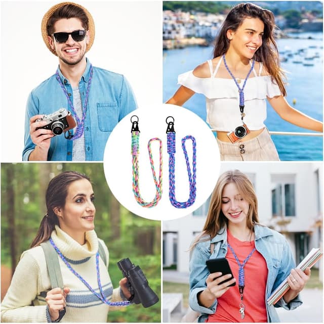 Thumbnail 6 de Vicloon 2pcs Paracord Lanyard 550lb