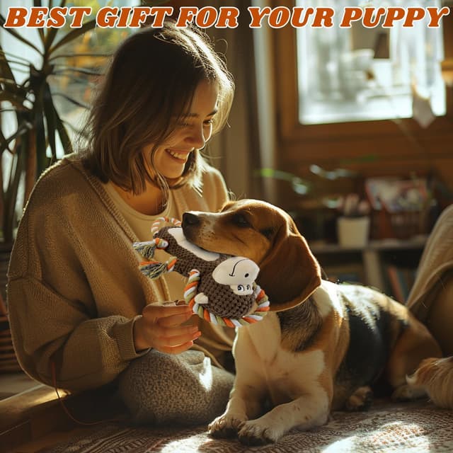 Thumbnail 5 de CneeeeeB Plush Squeaky Dog Toy for Large Breeds