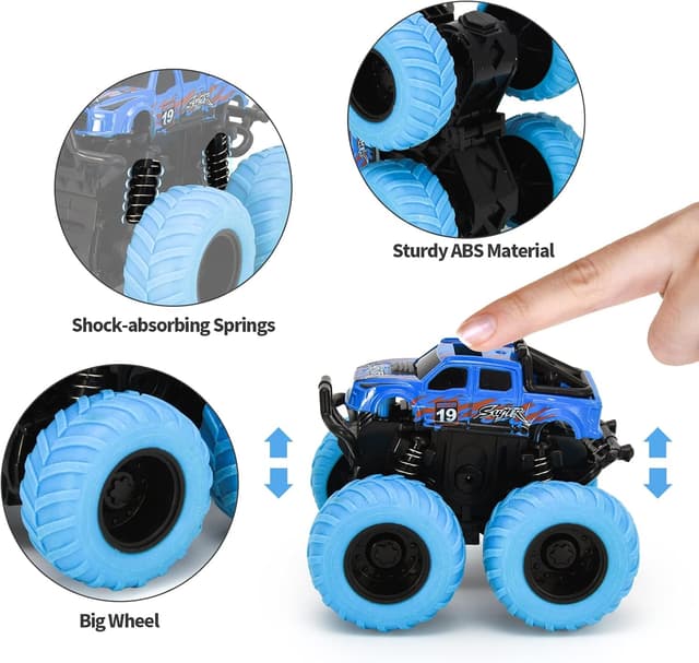 Detalle 2 de VoMii Monster-Truck Spielzeugautos 4x4