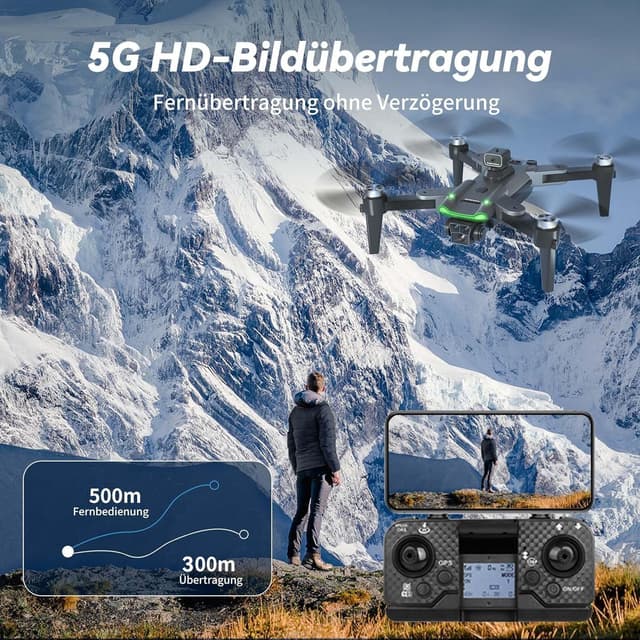 Detalle 2 de HYTOBP S166 GPS Drohne 4K, unter 249 g