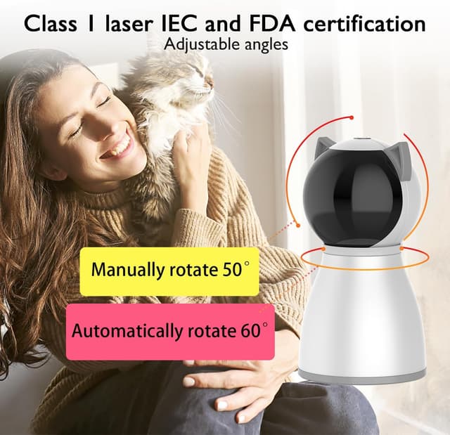 Thumbnail 6 de YVE LIFE Cat Laser Toy 1200mAh Motion‑Activated