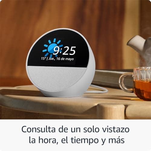 Detalle 2 de Amazon Echo Spot despertador inteligente con Alexa