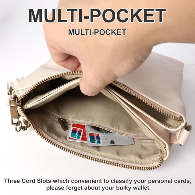 Detalle de seOSTO Crossbody Phone Bag Purse for Women & Teenage Girls – small tassel crossbody with phone pockets