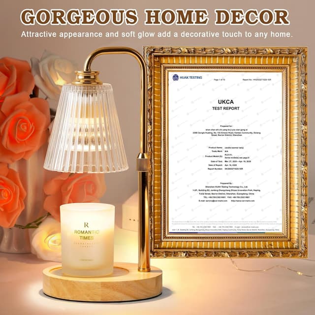 Detalle 1 de Candle warmer lamp with dimmer timer