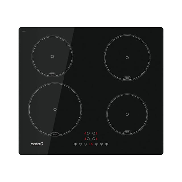 Imagen de Cata 6324 E2 BK placa de inducción 4 zonas en OfertitasTOP