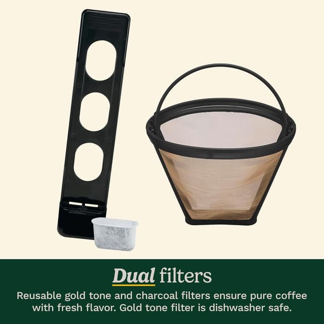 Detalle 2 de Cuisinart DCC-1200P1 Brew Central 12-Cup Programmable Coffeemaker (Brushed Chrome)