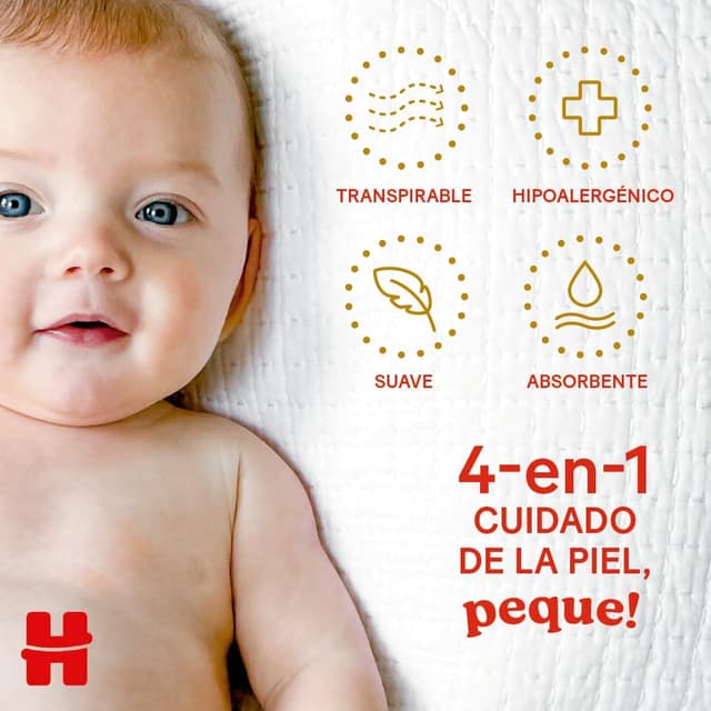 Detalle 2 de Huggies Extra Care Pañales Recién Nacido Disney Talla 1