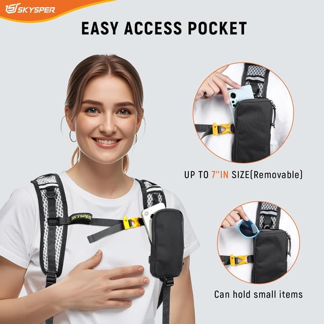 Thumbnail 1 de SKYSPER 15L Wanderrucksack Leichter Tagesrucksack 15L