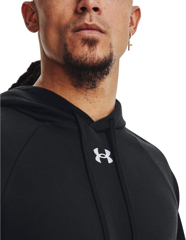 Detalle de Under Armour Men’s UA Rival Fleece Hoodie Shirt (Black)