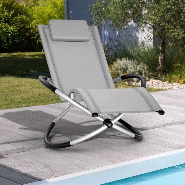 Detalle 2 de tillvex Relaxliege Gartenliege faltbar