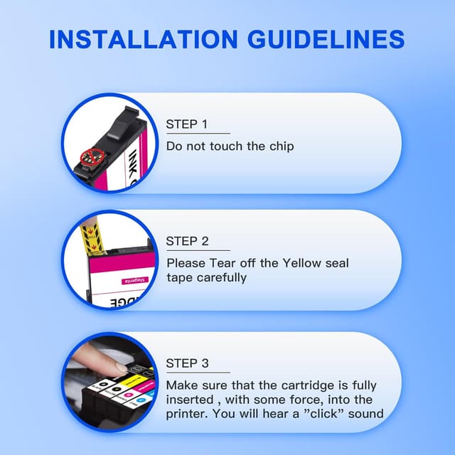 Detalle 1 de Gureef 604XL Ink Cartridges for Epson 604XL Multipack 🖨