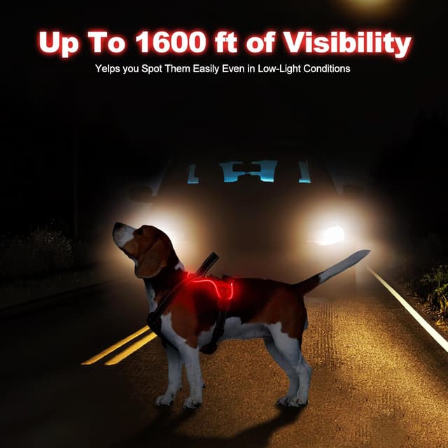 Thumbnail 5 de MASBRILL Light Up Dog Harness