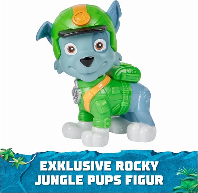 Detalle 2 de PAW Patrol Jungle Pups Fahrzeug mit Rocky