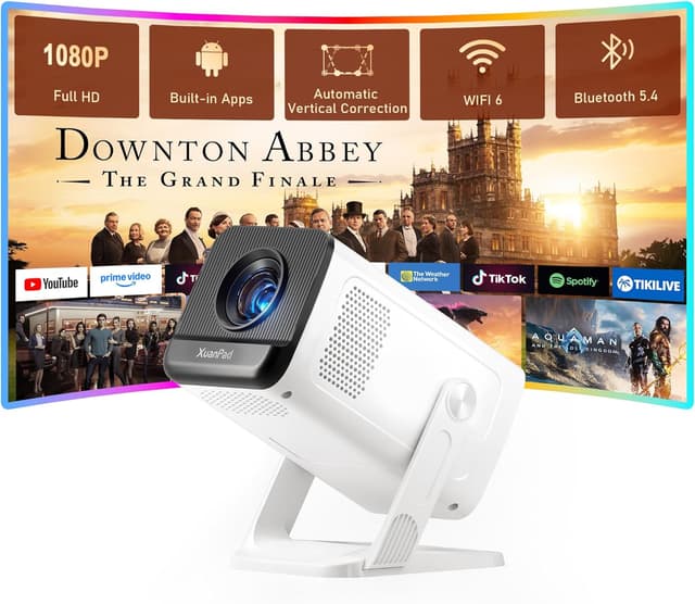 Detalle de XuanPad White Beamer 4K mit 20000 Lumen