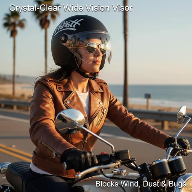 Detalle 1 de Westt Casco Jet ECE 22.06 1100 g