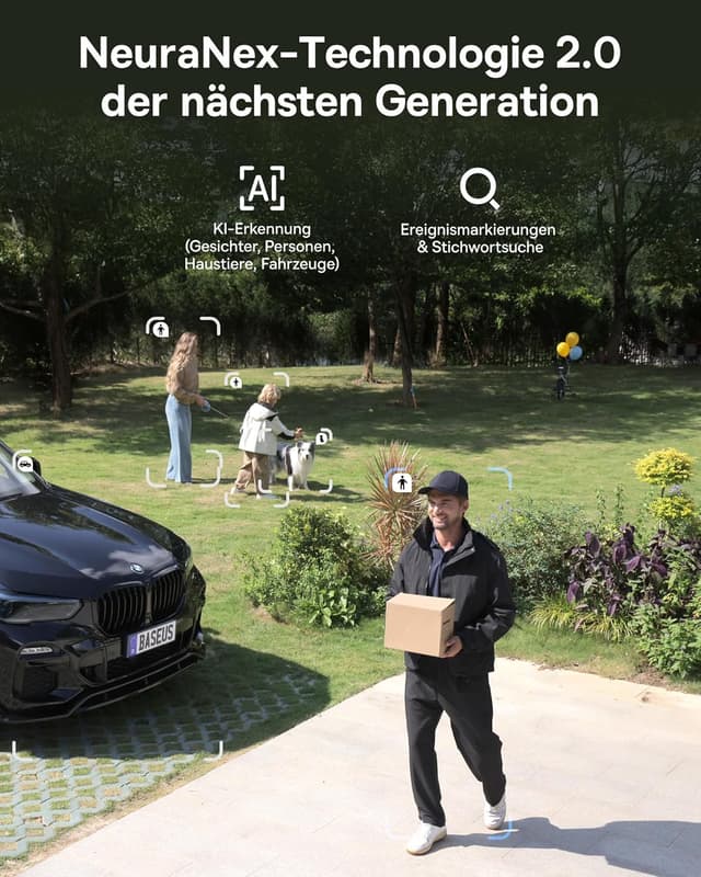 Thumbnail 4 de Baseus X1 Pro Außenkamera KI-Dualtracking