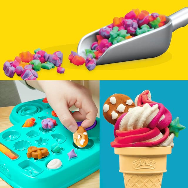Thumbnail 5 de Play-Doh Rainbow Swirl Ice Cream Playset 🍨