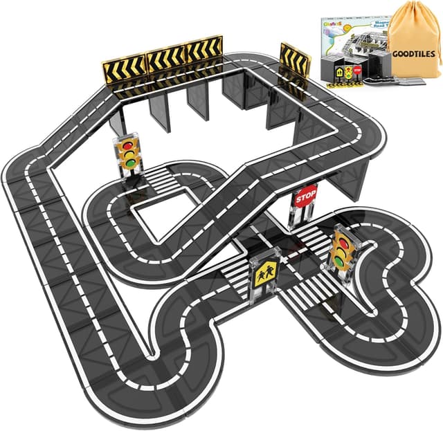 Imagen de Goodtiles Magnetic Tiles Road Expansion Set ๐ en OfertitasTOP