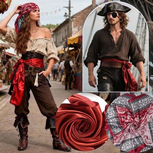 Thumbnail 3 de Kasahara Ensemble Accessoires Pirate Déguisement