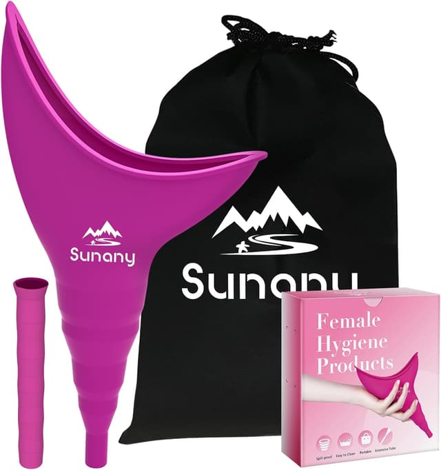 Detalle de Sunany Female Urination Device: reusable silicone pee funnel for standing up