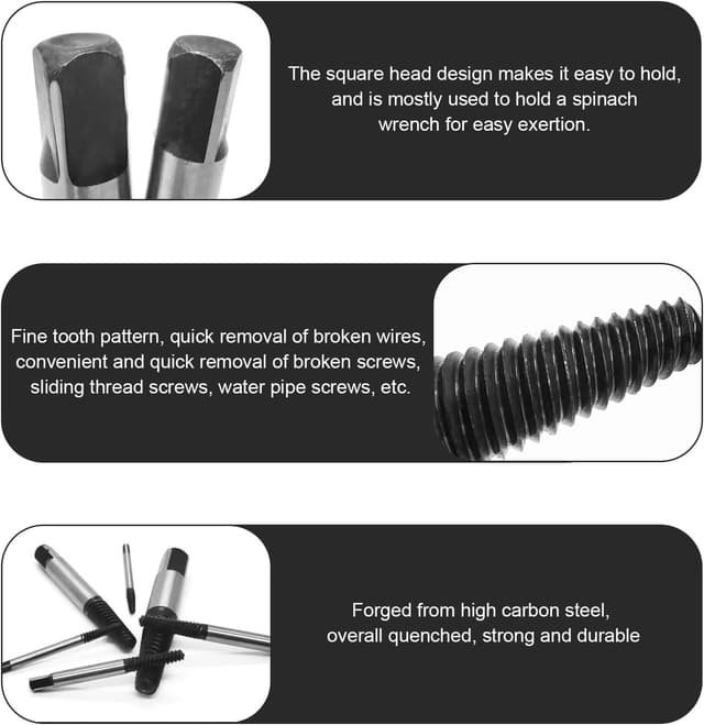 Thumbnail 5 de Schraubenausdreher Set Profi 5-teilig aus HSS 4241