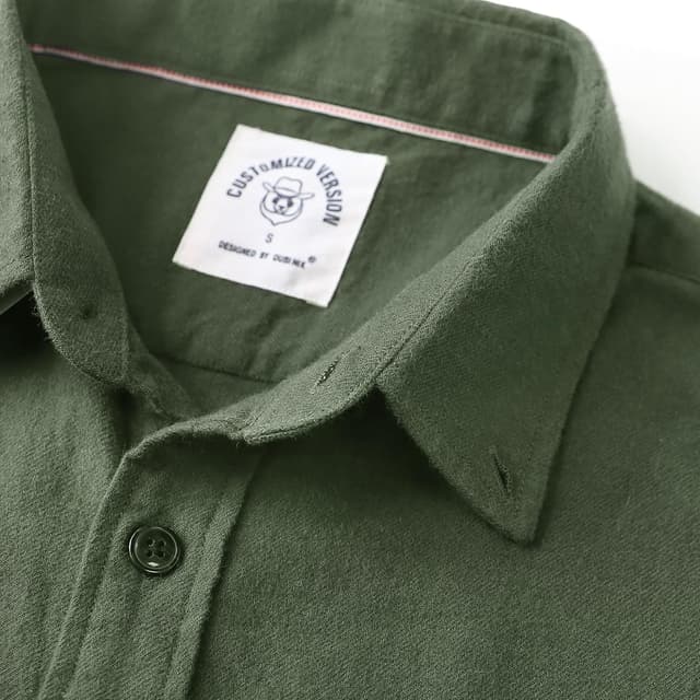 Detalle 2 de Dubinik Flanellhemd Herren 6 oz Langarm