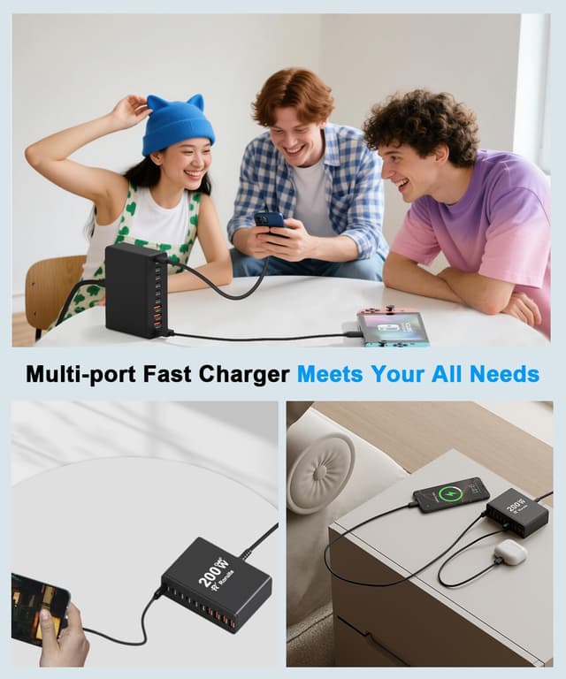 Thumbnail 6 de USB C Charging Station 200W š