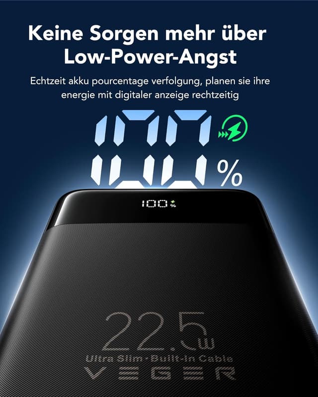 Thumbnail 5 de VEGER Power Bank 10000mAh Klein