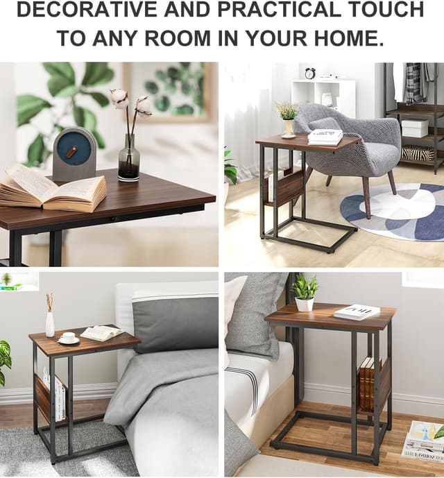 Thumbnail 3 de WOLTU TS79dc mesa auxiliar 55x36x59,5 cm