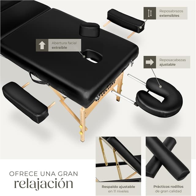 Thumbnail 3 de tectake Camilla Masaje Plegable 7,5 cm