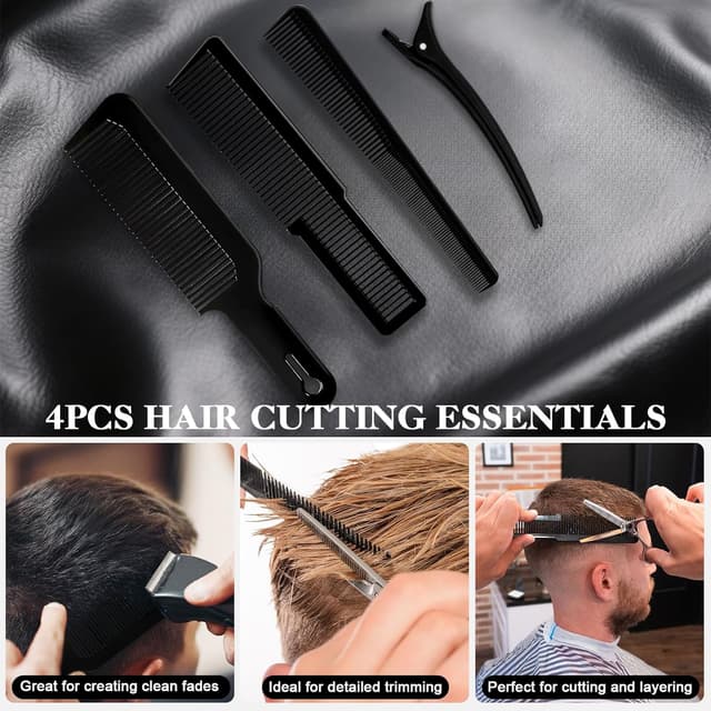 Thumbnail 3 de DUAIU 9 Pcs Hair Comb Set for Barbers